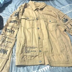 Men's light  denim jacket